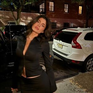 Stylish Black Button-Up Blouse